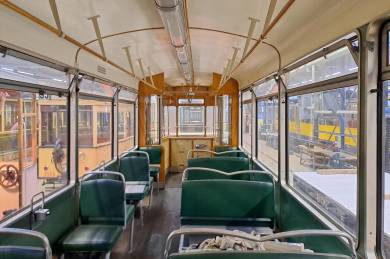 Der fast fertige Fahrgastraum im BZ69 (269 011)