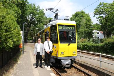 Fahrten zwischen Betriebshof Köpenick und Wendenschloß