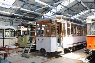 Weitere Arbeiten am Beiwagen 1103