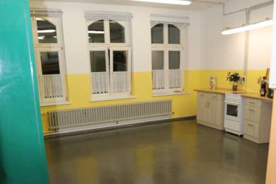 Der Aufenthaltsraum nach der Renovierung