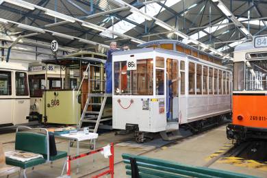 Weitere Arbeiten am Beiwagen 1103